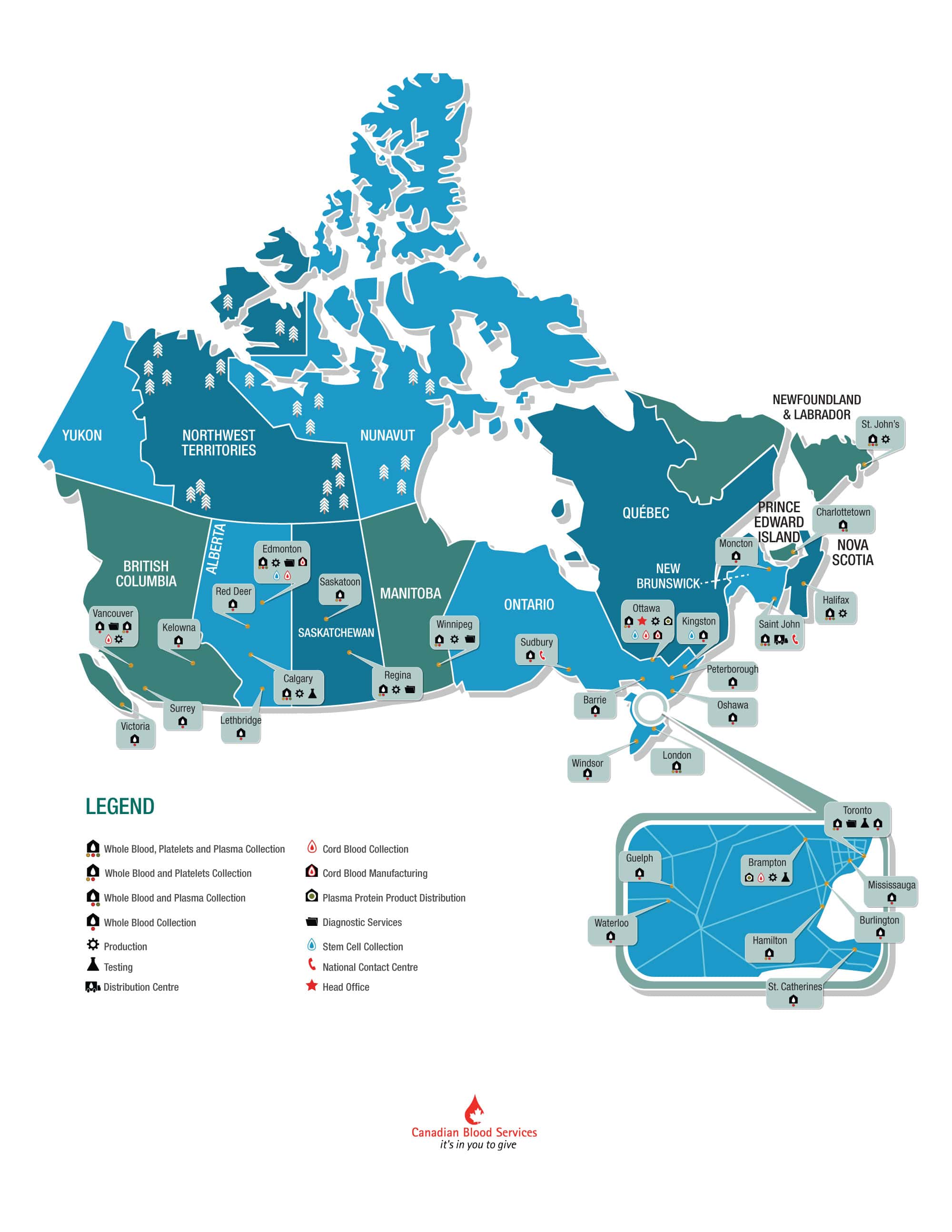 the operations map with canadiana illustrations, all attached to their own layer for easy visability toggling