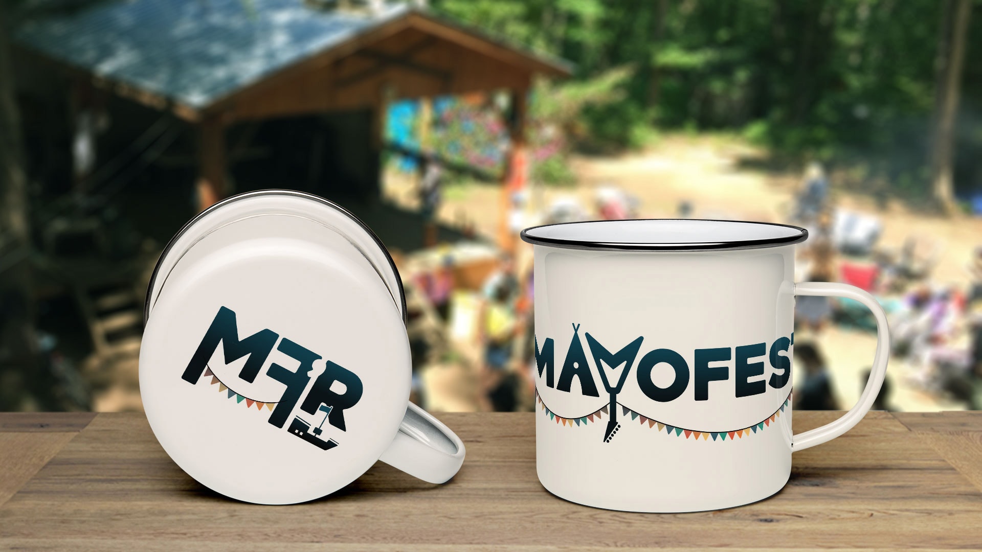 glass is not allowed at Mayofest, you can bring your own plastic or metal cups, though this would be a great opportunity to make attractive merchandise.